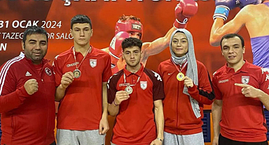Samsunsporlu boksörlerden 3 madalya