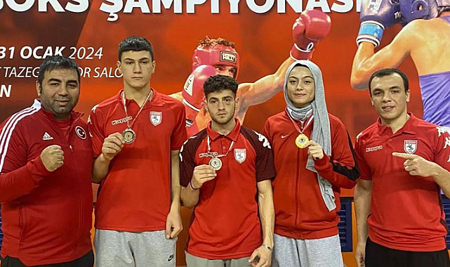 Samsunsporlu boksörlerden 3 madalya