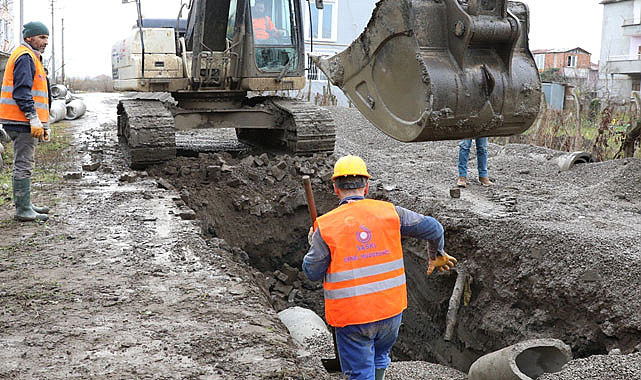SASKİ’den Terme’de hummalı çalışma