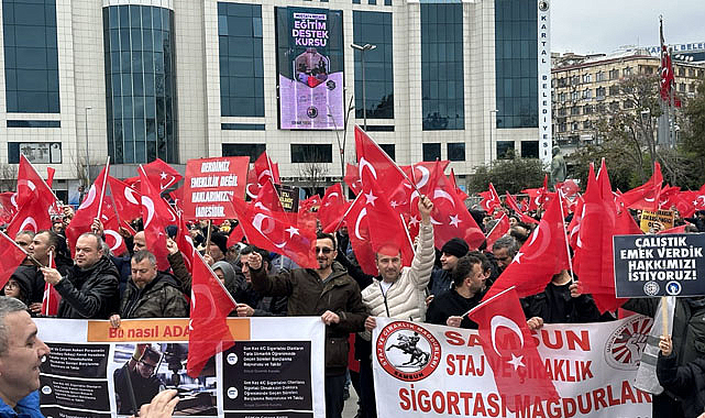 Staj ve Çıraklık Sigortası Mağdurları adalet talep etti