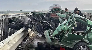 Tekirdağ'da feci kaza can aldı