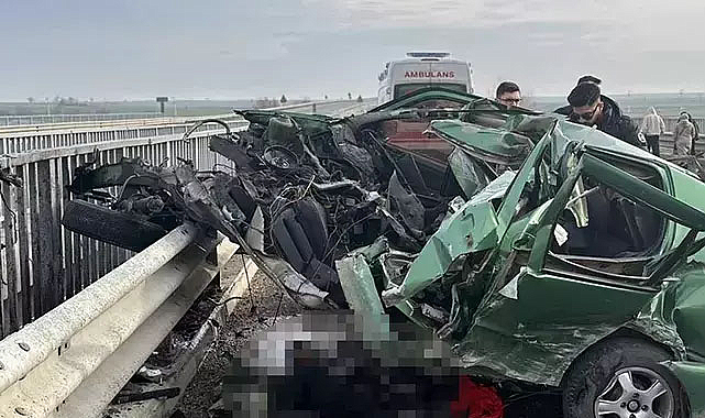 Tekirdağ'da feci kaza can aldı