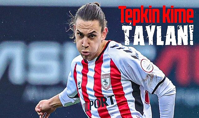 Samsunspor'un sevinç gösterilerine katılmadı! Tepkin kime Taylan Antalyalı!