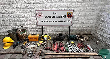 Terme’de define avcılarına suçüstü: 5 gözaltı