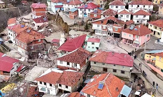 Tokat’ta heyelan felaketi