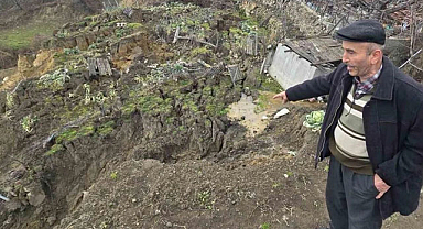 Tokat’ta heyelan sonrası çıkan su merak uyandırdı