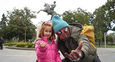 Yerli Örümcek Adam Samsun’da!