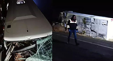 Yozgat'ta otobüs kazası: 4'ü ağır 19 yaralı