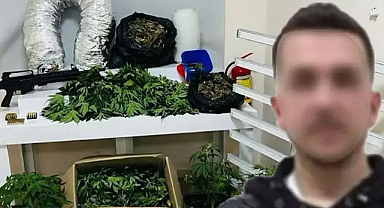 Zeytinburnu'nda evi kenevir tarlasına çevirdi!