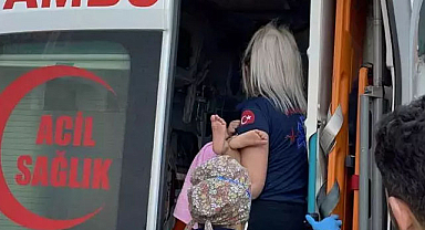 3’üncü kattan düşen bebeği tente kurtardı