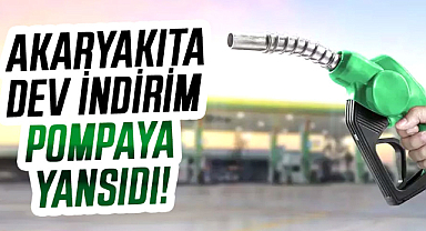Akaryakıta dev indirim pompaya yansıdı!