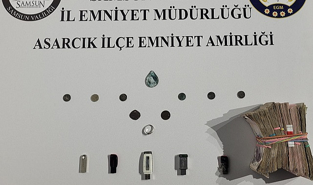 Asarcık’ta tarihi eser operasyonu!