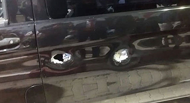 Belediye başkanının aracına silahlı saldırı düzenlendi