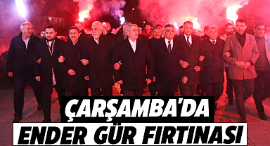 Çarşamba'da Ender Gür fırtınası