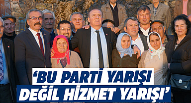 Cevat Öncü: Bu parti yarışı değil hizmet yarışı