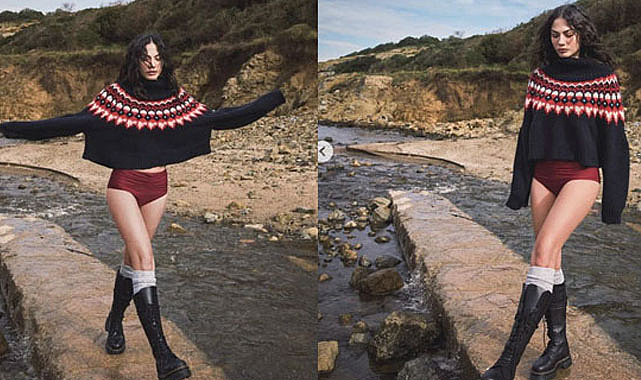 Demet Özdemir'in kombini olay oldu