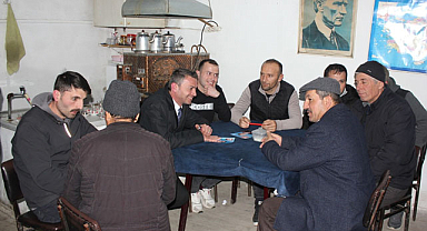 Ertaş Çoban mahalle mahalle destek istiyor