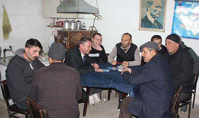 Ertaş Çoban mahalle mahalle destek istiyor