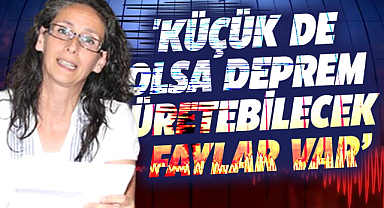 Gül Yüzüncü Yılmaz: 'Küçük de olsa deprem üretebilecek faylar var’