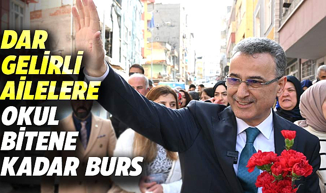 İhsan Kurnaz: Dar gelirli ailelere okul bitene kadar burs