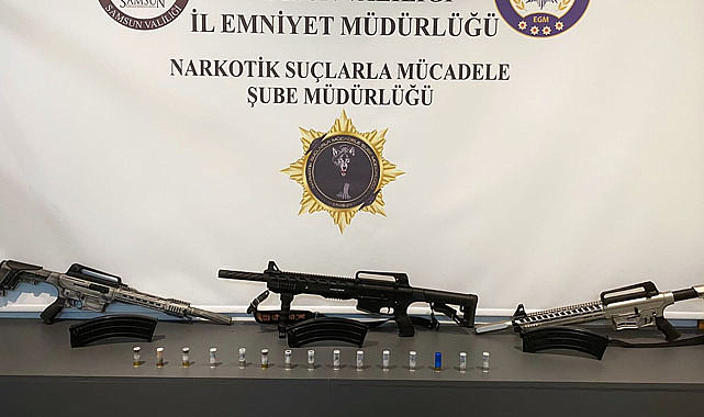 İlkadım'da ruhsatsız silah operasyonu