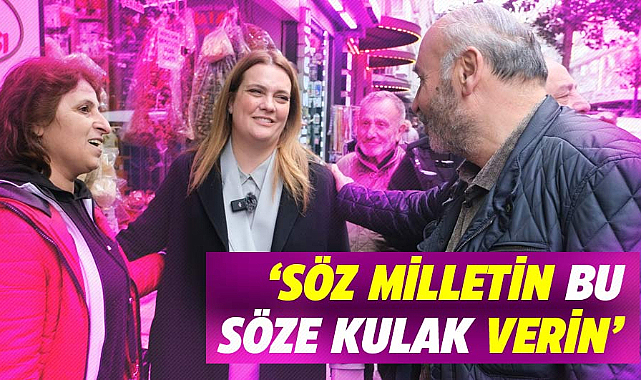 İmren Nilay Tüfekci: Söz milletin bu söze kulak verin