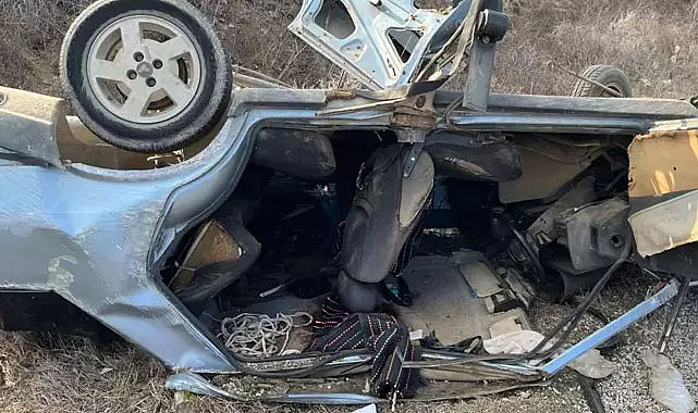 Isparta'da feci kaza can aldı