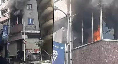 İstanbul'da kombi patladı: Binada yangın