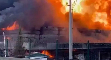 İzmir'de korkutan yangın! 