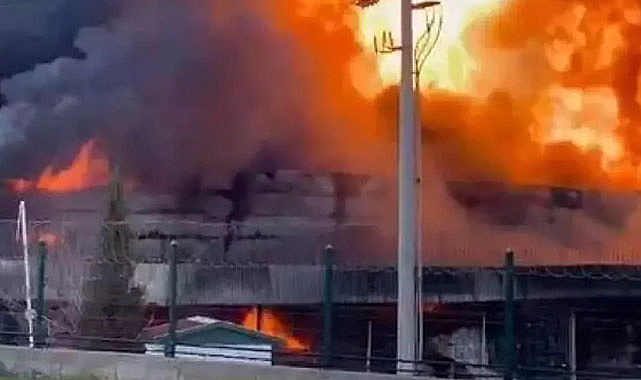 İzmir'de korkutan yangın! 