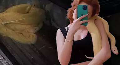 Kiracısına ulaşamadı, evde piton ile karşılaştı