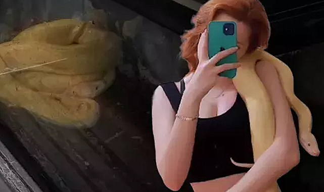 Kiracısına ulaşamadı, evde piton ile karşılaştı