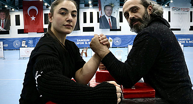 Milli bilek güreşçisi Rabia Kayahan gözünü dünya şampiyonluğuna dikti