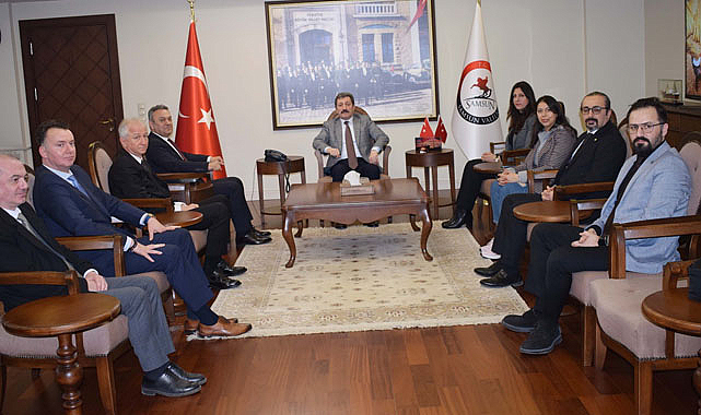 MMO Yönetim Kurulu üyelerinden Orhan Tavlı’ya ziyaret