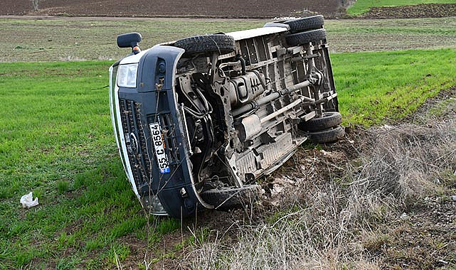 Öğrenci servisi devrildi: 19 öğrenci yaralandı