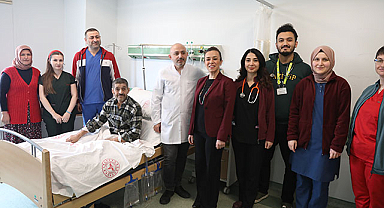 Samsun'da 59 yaşındaki hasta, başarılı operasyonla sağlığına kavuştu