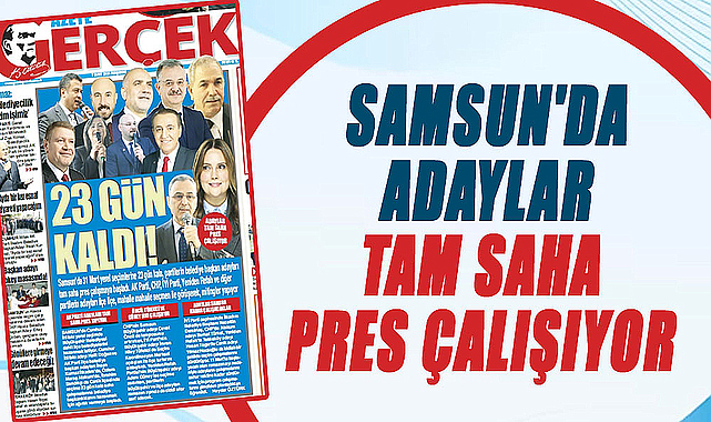 Samsun'da adaylar tam saha pres çalışıyor