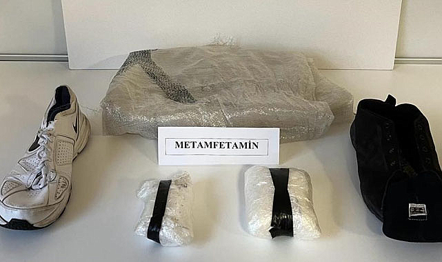  Samsun'da ayakkabı içine zulalanmış uyuşturucu ele geçirdi