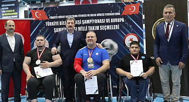 Samsun'da demir bilekler madalyalarını aldı