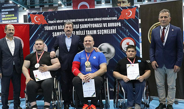 Samsun'da demir bilekler madalyalarını aldı