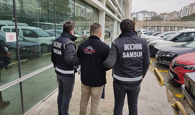 Samsun'da dolandırıcılık suçundan 26 yıl hapis cezası bulunan şahıs yakalandı
