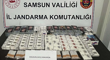 Samsun'da jandarmadan makaron operasyonu