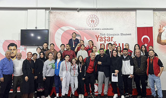 Samsun'da minderde madalya mücadelesi