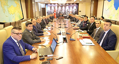 Samsun'da orman yangınlarıyla mücadele görüşüldü