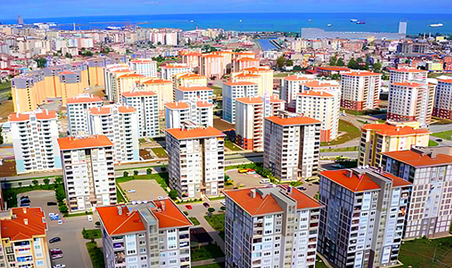 Samsun'da şubat ayında bin 764 konut satıldı