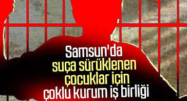 Samsun'da suça sürüklenen çocuklar için çoklu kurum iş birliği