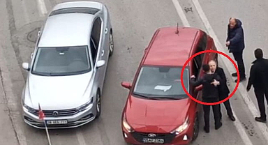 Samsun'da trafikte tartışma