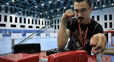 Samsunlu bilek güreşi şampiyonu hedef yükseltti