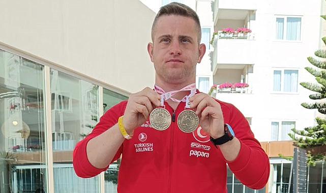 Samsunlu sporcu Ali rekorlara doymuyor