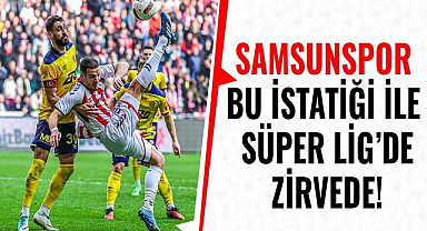 Samsunspor bu istatistiği ile Süper Lig’de zirvede!